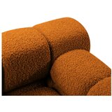 Micadoni Oranžen modul za sedežno garnituro iz tkanine bouclé (desni kot) Bellis – Home | Shoptok.si