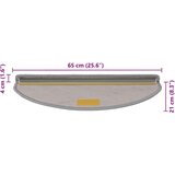 vidaXL Samolepilne preproge za stopnice sisal 30 kosov 65x21x4 srebrne | Shoptok.si