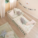 Roba Svijetlo zelena pamučna dječja posteljina za dječji krevetić 100x135 cm Woodland Buddies – | shoptok.hr