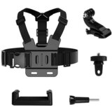 HURTEL komplet dodatkov za športno kamero gopro dji Insta360 sjcam eken chest strap, (21831768) | Shoptok.si