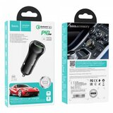 Hoco avtopolnilec Z38 adapter 2xUSB 38W 3,0 qc - črn | Shoptok.si