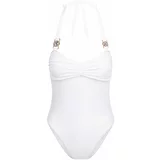 Moda Minx Jednodijelni kupaći kostim 'Amour Rouched' bijela