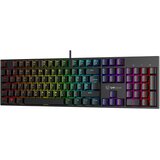 Uvi Greed V2 žična mehanska RGB tipkovnica z rjavimi stikali in UKslovensko postavitvijo | Shoptok.si