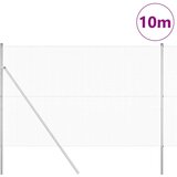 vidaXL Zavarena Žičana Ograda sa 7 Šipki 1.6x10 m Pocinčana Čelična | shoptok.hr