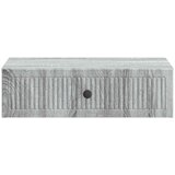 Stolna Stenska stranska miza Siva Sonoma 59 x 34,5 x 17 cm, (5000232554) | Shoptok.si