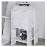 Hanah home noćni stočić ema carrara marble