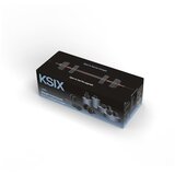 Ksix Komplet utega od 10 kg, bučice, ploče s utezima, šipka, girja, crna | shoptok.hr