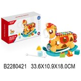  Muzički ksilofon konjic sa umetaljkom 042102K-60 | ePonuda.com