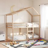 Krov za dječji krevet 203 x 95,5 x 142 cm od masivne borovine | shoptok.hr