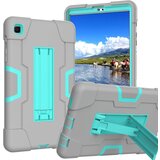 NIKCORP Ovitek za Samsung Galaxy Tab A7 Lite 8,7 oklepljen s stojalom, robustna troslojna zaščita proti udarcem, silikon, siv, (5000139294) Cene