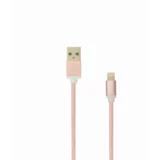 SBOX kabal USB - IPH.7 M/M 1,5M BLISTER Zlatno Roza