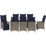  Set stola i stolica 9 kom. Siva PE ratan | shoptok.hr