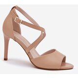 Sergio Leone Sandals With Intertwining Straps On Heels | shoptok.hr