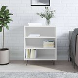 vidaXL Komoda visok sijaj bela 57x35x70 cm inženirski les | Shoptok.si
