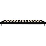  Za krevet crni 200 x 200 cm konstruirano drvo | shoptok.hr