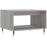 Maison Chic Klubska mizica - kavna mizica - Nizka mizica siva sonoma 60x50x40 cm inženirski les, (21753109) | Shoptok.si