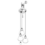 Eglo 49465 - visilica priddy 3xE27/60W/230V | Eponuda.com