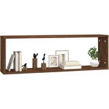  Kockaste zidne police 2 kom boja hrasta 80x15x26,5 cm drvene | Eponuda.com