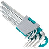 Total 9-dijelni set kuglični šesterokutni imbus ključ LONG / INDUSTRIAL (THT106291) | shoptok.hr