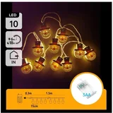 LED svetlosni niz 10xLED/3xAA 1,5 m topla bela Sneško