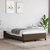 vidaXL Posteljni okvir temno rjav 120x200 cm blago Cene
