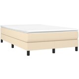 Maison Chic Box spring postelja - Vzmetna postelja z vzmetnico krem 120x190 cm blago SL9962, (21885538) | Shoptok.si