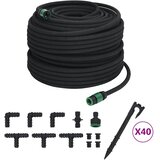  Vrtno crijevo za natapanje crno 0,6 " 100 m gumeno | shoptok.hr