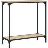  Konzolni stol boja hrasta 75 x 30 5 x 75 cm konstruirano drvo | shoptok.hr