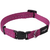 Rogz classic ogrlica za pse sa reflektujućim šavom xs — 16–22 cm roze | Eponuda.com