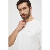 Marc O'Polo Bombažna kratka majica moški, bela barva