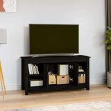 TV ormarić crni 103 x 36 5 x 52 cm od masivne borovine | shoptok.hr