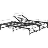  Električni podesivi okvir kreveta Crna 200 x 200 cm Čelik | shoptok.hr