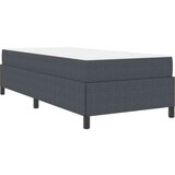  Konstrukcija postelje z vzmetnico Temno siva 90 x 190 cm blago, (5000126345) | Shoptok.si