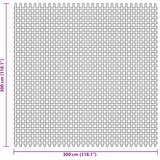  Tepih za šator antracit 3x3 m | shoptok.hr