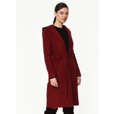 Dewberry Z6630 LADIES' COAT-BURGUNDY | shoptok.hr