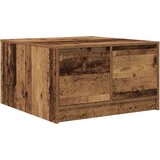 vidaXL stol za kavu s ladicama staro drvo 70,5x70x40 cm | shoptok.hr