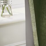Hyperion Kaki zelene izolacijske zavese iz šenilje v kompletu 2 ks 229x183 cm Selene Luxury Chenille – | Shoptok.si