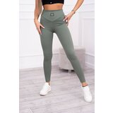 Kesi Ribbed leggings dark mint | shoptok.hr
