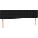 Maison Chic Posteljno vzglavje - Vzglavna omarica 2 kosa črno 80x5x78/88 cm blago, (22077518) | Shoptok.si