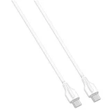 Kabel LC122-C Type-C na Type-C beli 2m
