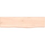  Stenska polica 40x10x2 cm neobdelana trdna hrastovina, (20915560) | Shoptok.si