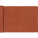 vidaXL Balkonsko Platno Oksford Tekstil 75x600 cm Terakota Cene