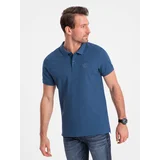 Ombre Men's pique knit polo shirt