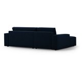 Micadoni Tamno plava sklopiva kutna garnitura od bouclé tkanine (s lijevim kutom) Jodie – Home | shoptok.hr