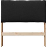  Tapecirani uzglavlje Crna 100 cm Čvrsto borovo drvo | shoptok.hr