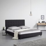 Bessagi Home Oblazinjena Postelja Frederico, Črna, 180 X 200 Cm | Shoptok.si