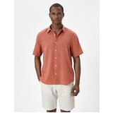 Koton Summer Shirt Short Sleeve Classic Collar Buttoned Cotton | Shoptok.si