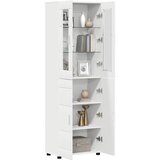  Highboard FLORIN Bijelo 60 x 35 x 182 cm Konstruirano drvo | Eponuda.com
