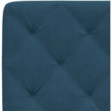  Krevet s madracem plavi 120 x 200 cm baršunasti | shoptok.hr