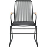  7-dijelni vrtni blagovaonski set od PVC ratana crni | shoptok.hr